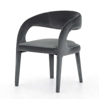Four Hands - Hawkins Dining Chair - Charcoal Velvet - 223320-002 veiw 1