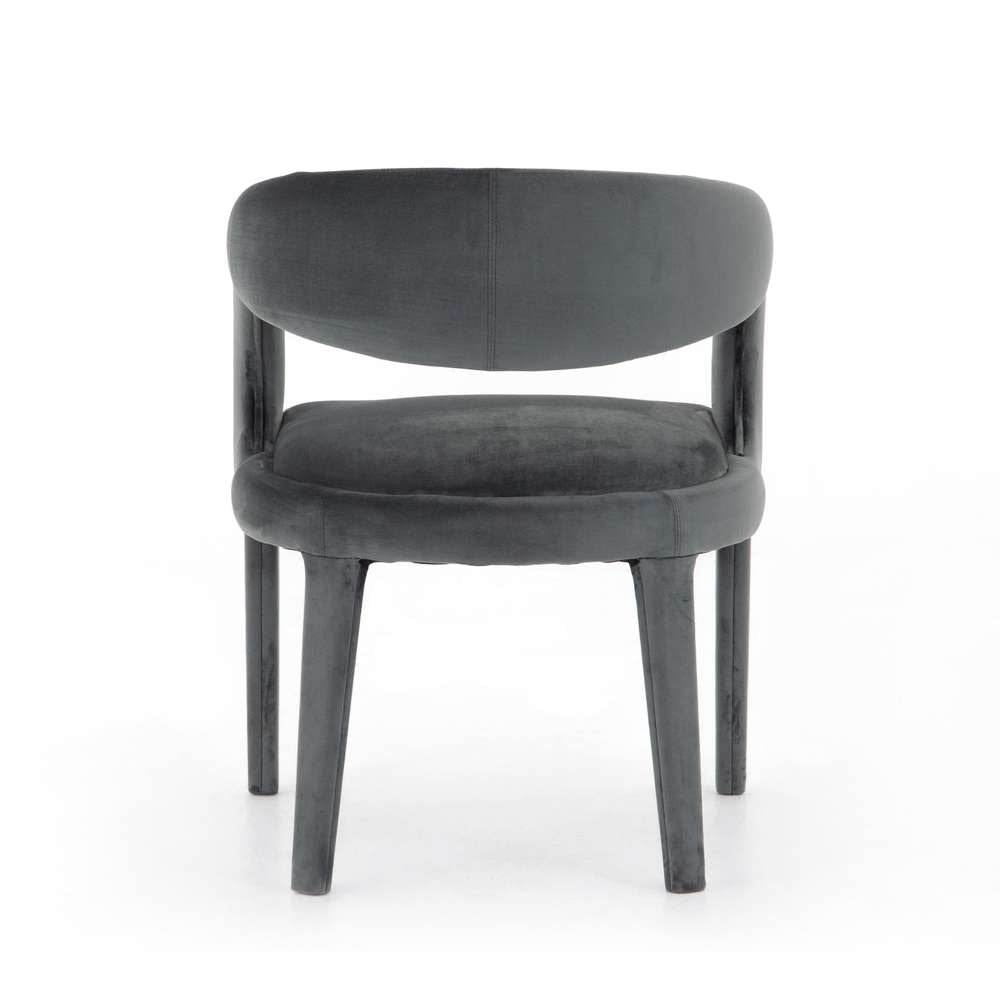 Four Hands - Hawkins Dining Chair - Charcoal Velvet - 223320-002 veiw 2