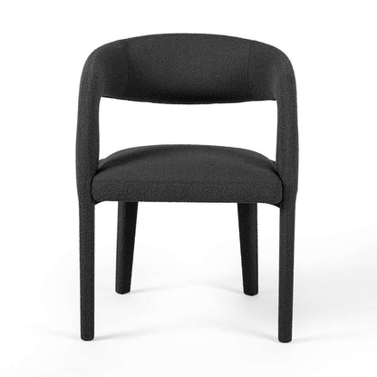 Four Hands - Hawkins Dining Chair - FIQA Boucle Charcoal - 223320-025 veiw 3