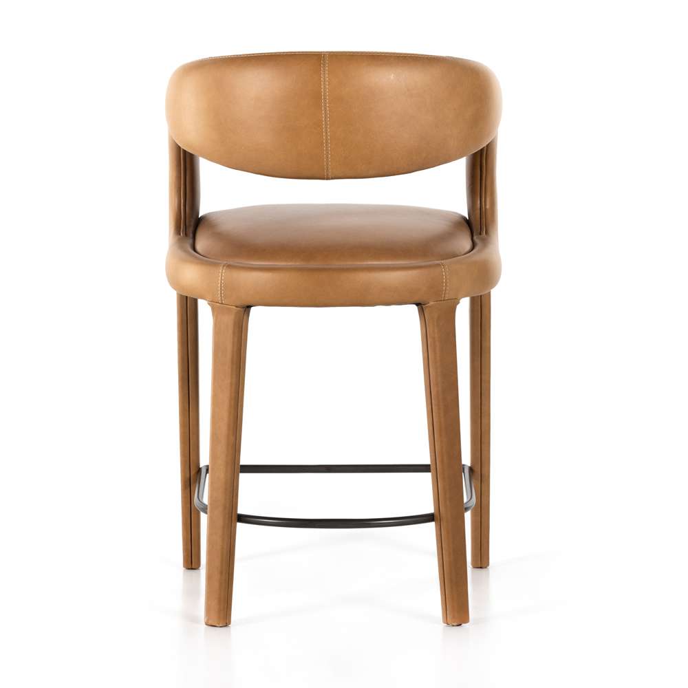 Four Hands - Hawkins Stool - Butterscotch - Counter - 230067-017 veiw 2