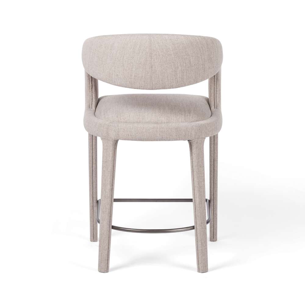 Four Hands - Hawkins Stool - Savile Flannel - Counter - 230067-015 veiw 2