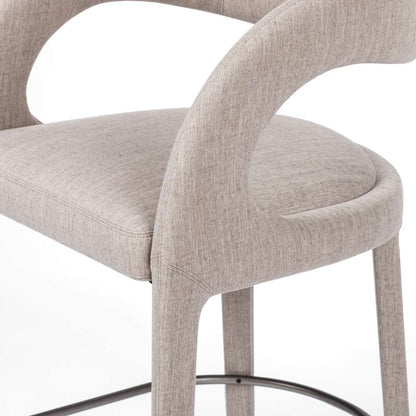 Four Hands - Hawkins Stool - Savile Flannel - Counter - 230067-015 veiw 4