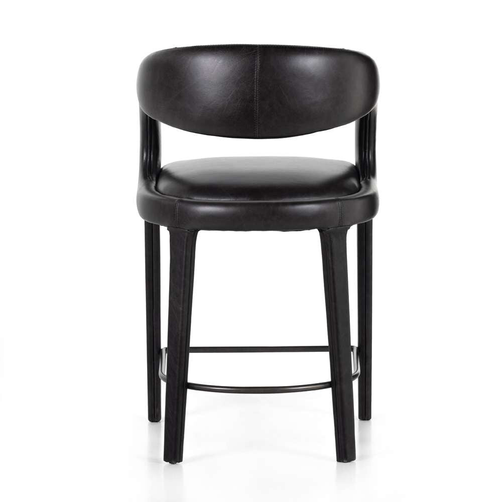 Four Hands - Hawkins Stool - Sonoma Black - Counter - 230067-016 veiw 2