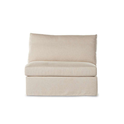Four Hands - Helm - Delray Slipcover Armless Pc-Evr Otml - 237978-001 veiw 3