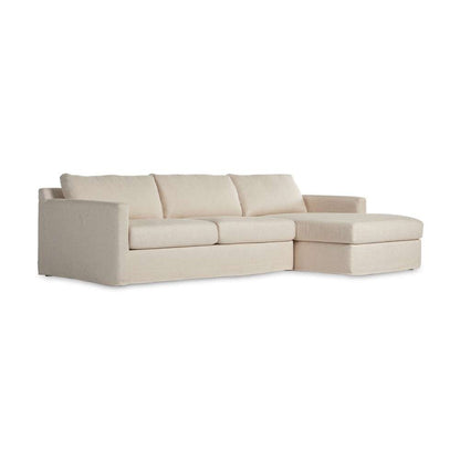 Four Hands - Helm - Hampton 2pc Slipcover Sec W/Raf Chs-Otml - 238941-001 veiw 1