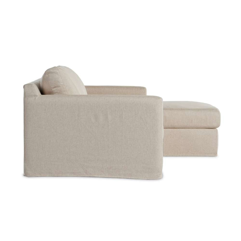 Four Hands - Helm - Hampton 2pc Slipcover Sec W/Raf Chs-Otml - 238941-001 veiw 4