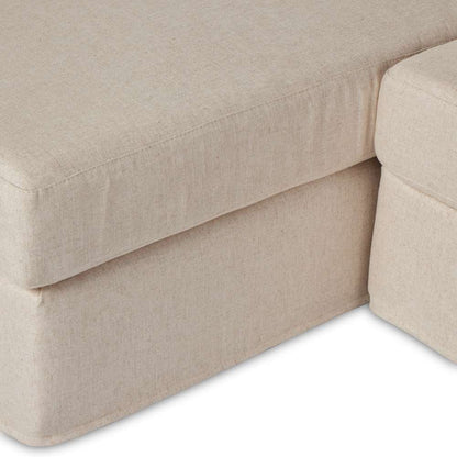 Four Hands - Helm - Hampton 2pc Slipcover Sec W/Raf Chs-Otml - 238941-001 veiw 7