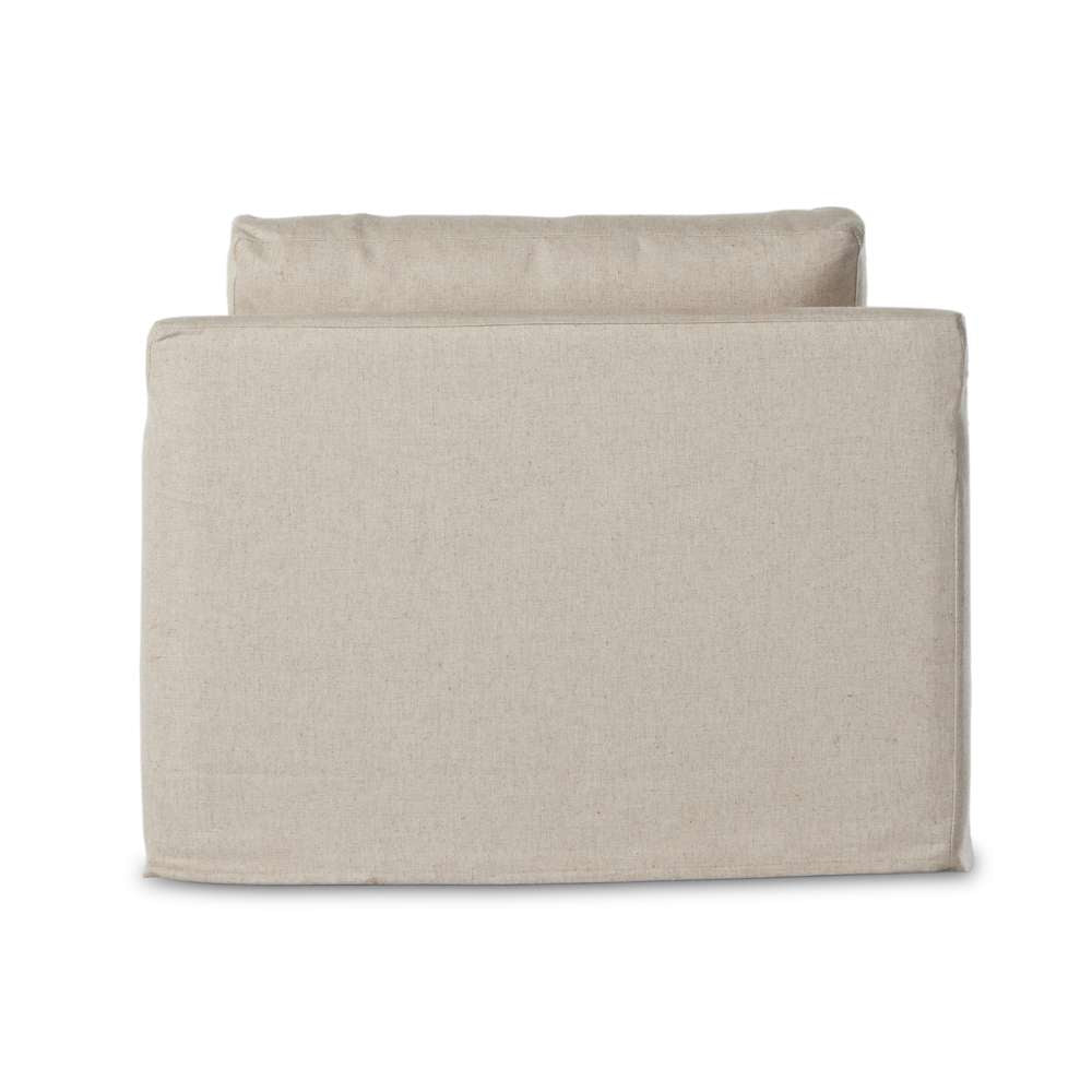 Four Hands - Helm - Hampton Slipcover Swivel Chr-Evere Otml - 237989-001 veiw 6