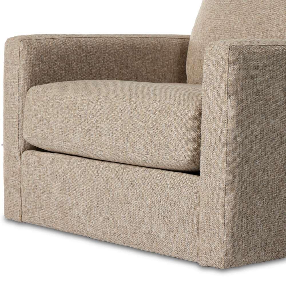 Four Hands - Helm - Hampton Swivel Chair-Delta Sand - 237988-001 veiw 3