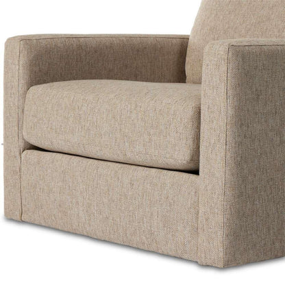 Four Hands - Helm - Hampton Swivel Chair-Delta Sand - 237988-001 veiw 3