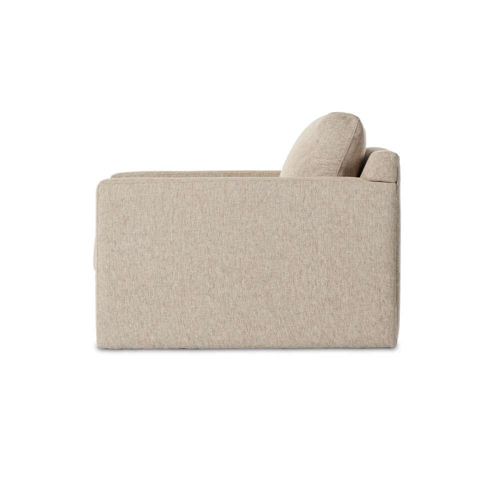 Four Hands - Helm - Hampton Swivel Chair-Delta Sand - 237988-001 veiw 4