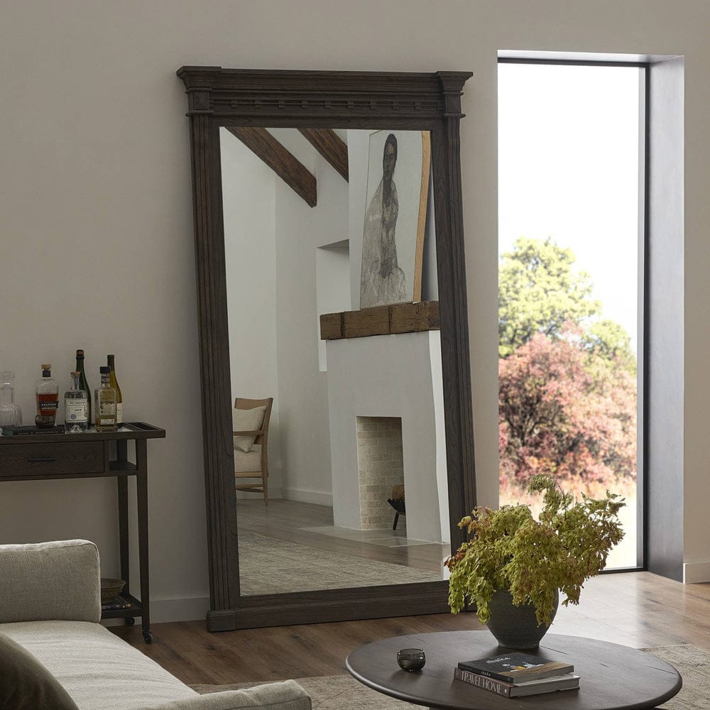 Four Hands - Hemlock Floor Mirror - Weathered Elm - 246752-003 view 4