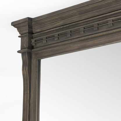 Four Hands - Hemlock Floor Mirror - Weathered Elm - 246752-003 view 6