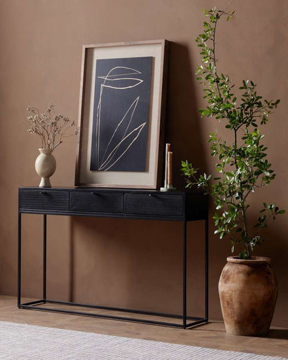 Four Hands - Hendrick Console Table - Black - 102108-002 veiw 4