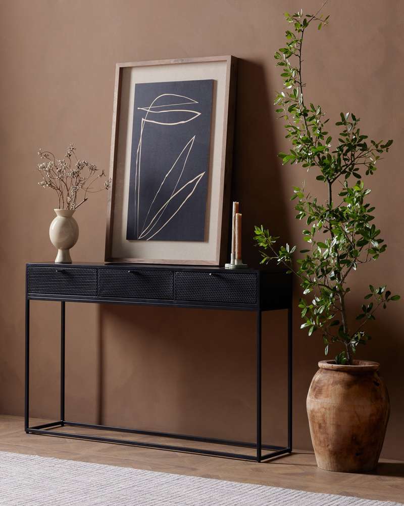 Four Hands - Hendrick Console Table - Black - 102108-002 veiw 5