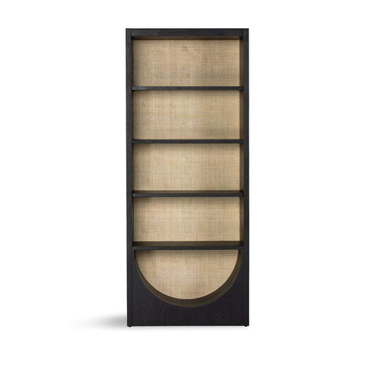 Four Hands - Higgs Bookcase - Brushed Ebony Oak Veneer - 225023-004 veiw 2