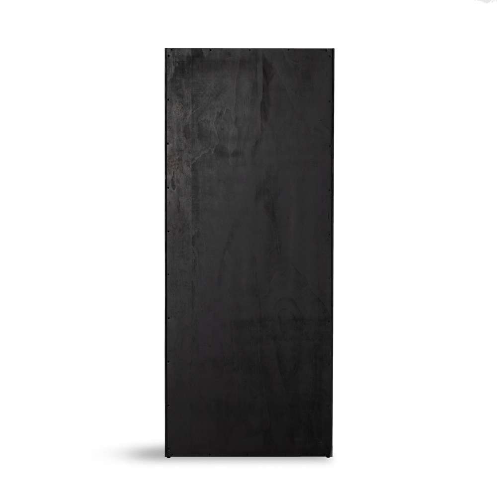 Four Hands - Higgs Bookcase - Brushed Ebony Oak Veneer - 225023-004 veiw 3