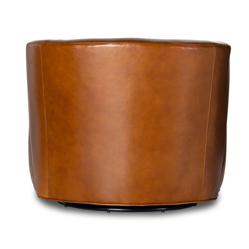 Four Hands - Highland - Mila Swivel Chair-Riviera Cognac - 107195-018 veiw 2