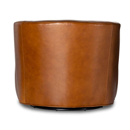 Four Hands - Highland - Mila Swivel Chair-Riviera Cognac - 107195-018 veiw 2