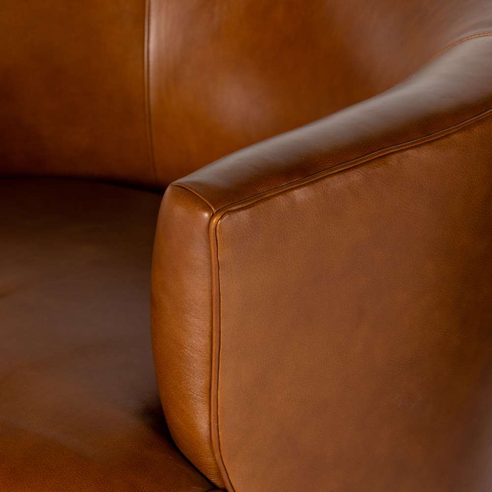 Four Hands - Highland - Mila Swivel Chair-Riviera Cognac - 107195-018 veiw 5