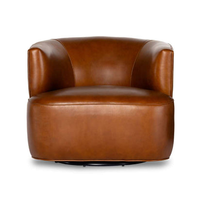 Four Hands - Highland - Mila Swivel Chair-Riviera Cognac - 107195-018 veiw 7