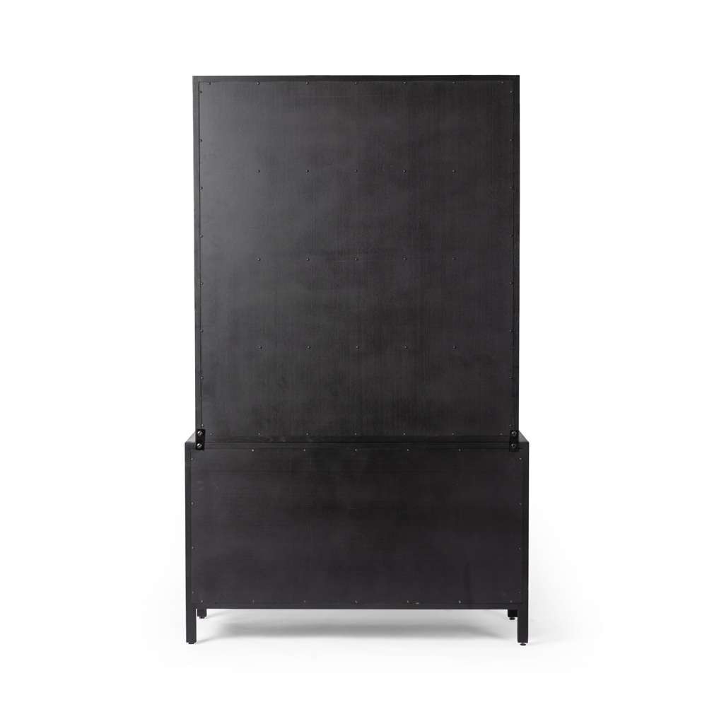 Four Hands - Hopkins Bookcase - Brushed Ebony Oak - 235271-001 veiw 3