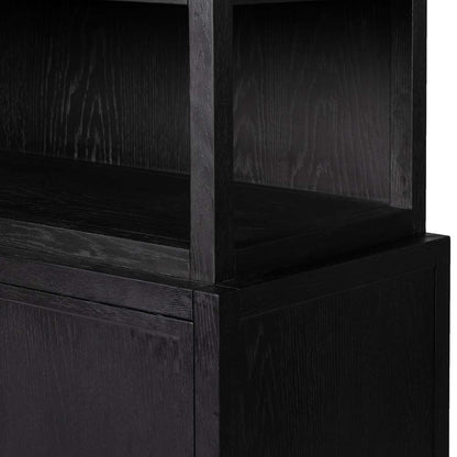 Four Hands - Hopkins Bookcase - Brushed Ebony Oak - 235271-001 veiw 9