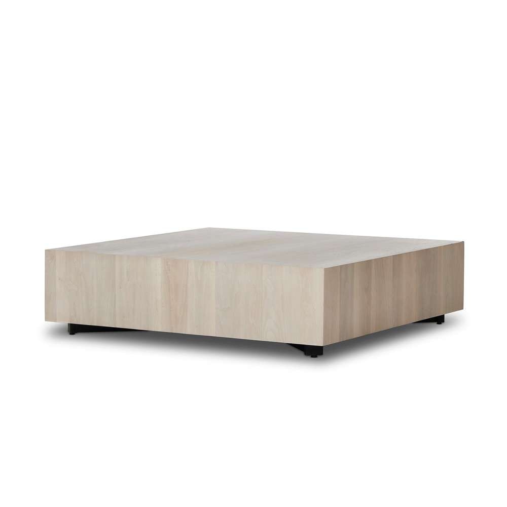 Four Hands - Hudson Large Square Coffee Table - Ashen Walnut - 237678-003 veiw 1