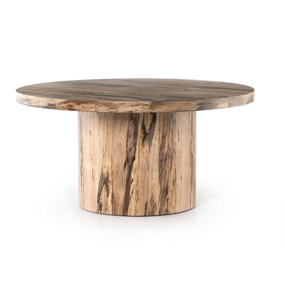 Four Hands - Hudson Round Dining Table - Spalted Primavera - 224372-006 veiw 1
