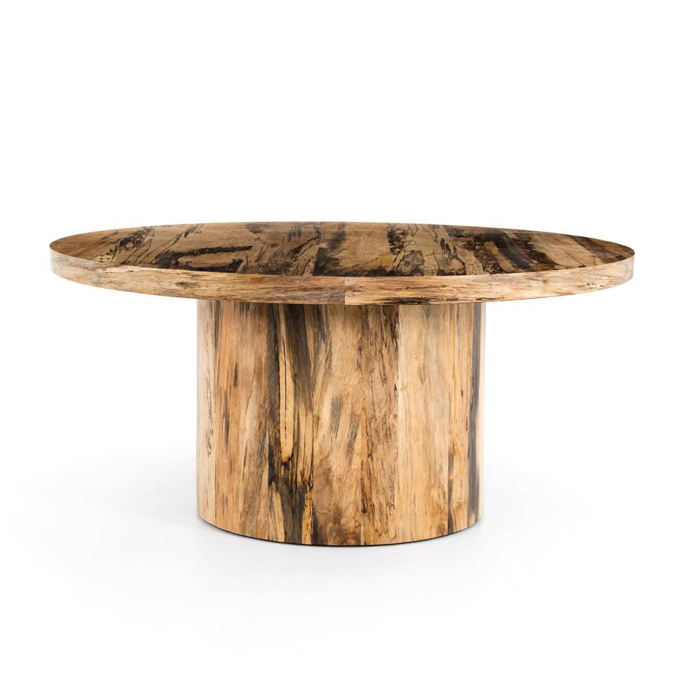 Four Hands - Hudson Round Dining Table - Spalted Primavera - 224372-006 veiw 2