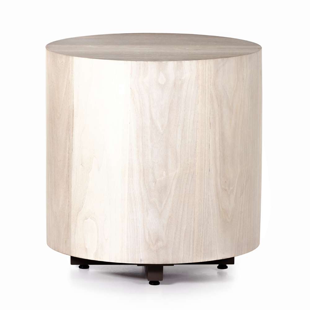 Four Hands - Hudson Round End Table - Ashen Walnut - 107578-003 veiw 1