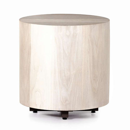 Four Hands - Hudson Round End Table - Ashen Walnut - 107578-003 veiw 1