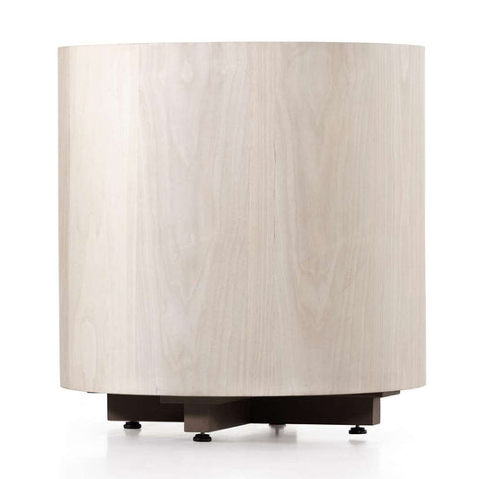 Four Hands - Hudson Round End Table - Ashen Walnut - 107578-003 veiw 2