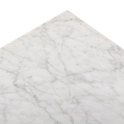 Four Hands - Hughes - Bellamy End Table - White Carrara Marble - 239447-001_CLOSEOUT view 8