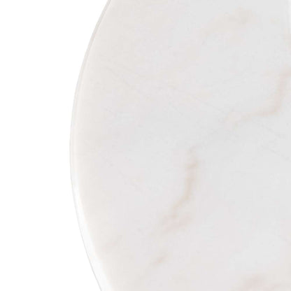 Four Hands - Hughes - Caldwell Stone Top Coffee Table-Wht Mbl - 227903-001 veiw 5