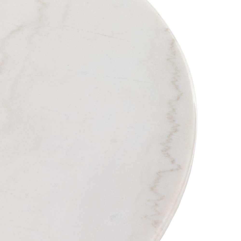 Four Hands - Hughes - Caldwell Stone Top Coffee Table-Wht Mbl - 227903-001 veiw 6