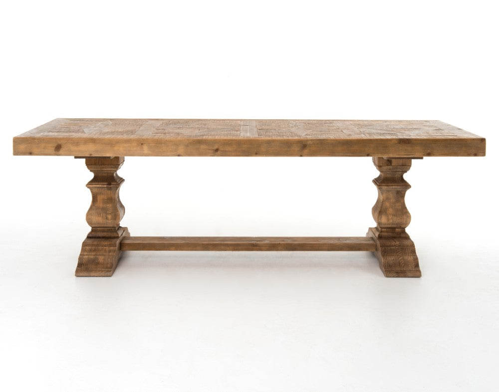Four Hands - Castle 98in Dining Table - Bleached Pine - CIMP-U2-BP veiw 4