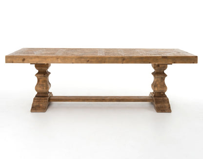 Four Hands - Castle 98in Dining Table - Bleached Pine - CIMP-U2-BP veiw 4
