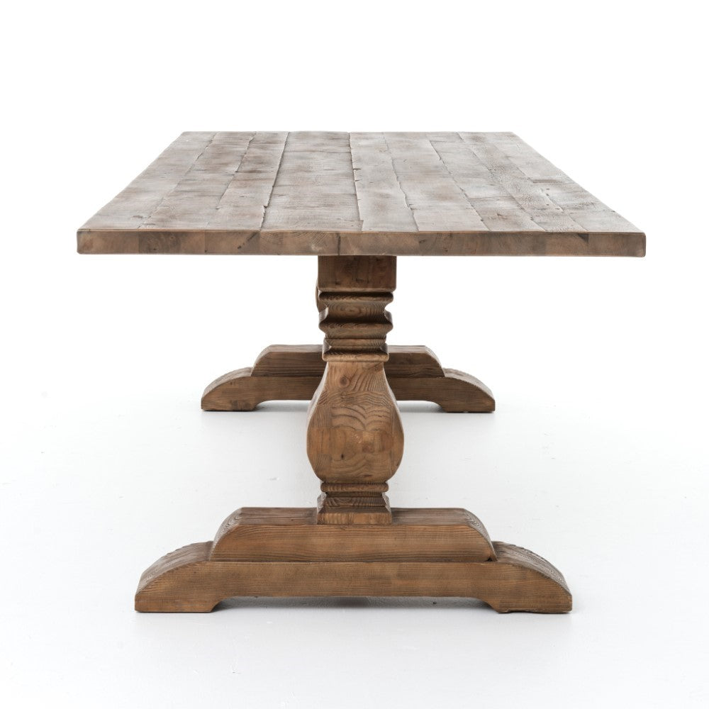 Four Hands - Durham Dining Table 110in - Bleached Oak - CIMP-C52-BO veiw 5