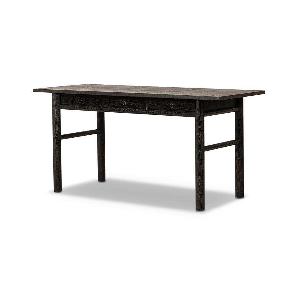 Four Hands - Hughes - Griffith Desk - Distressed Black - 239542-002_CLOSEOUT view 1