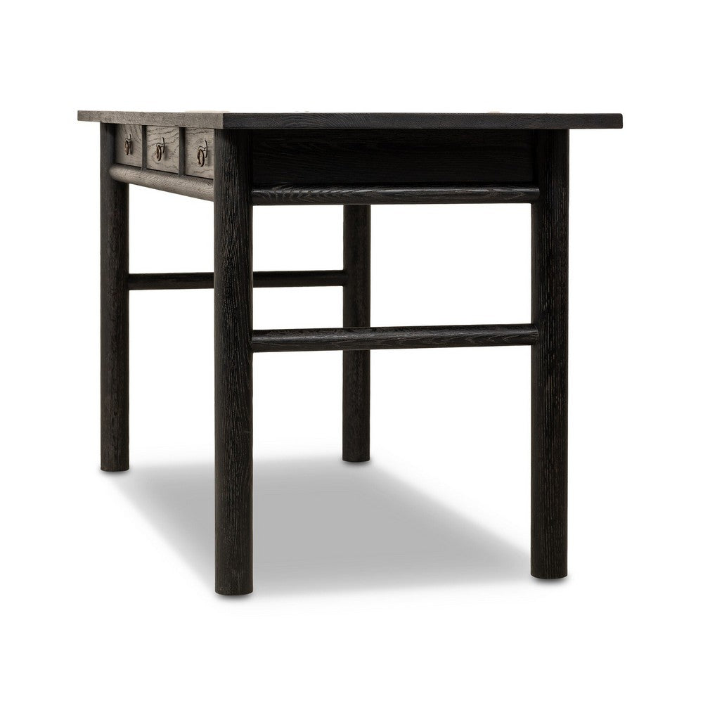 Four Hands - Hughes - Griffith Desk - Distressed Black - 239542-002_CLOSEOUT view 4