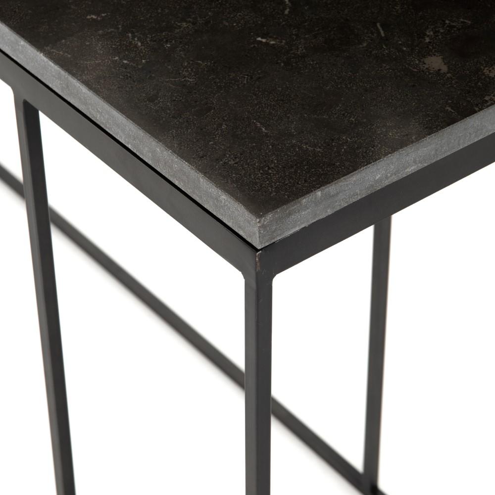 Four Hands - Harlow Console Table - Bluestone/Gunmetal - CIMP-11M veiw 3