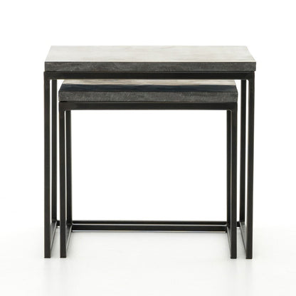Four Hands - Harlow Nesting End Tables - Bluestone - CIMP-11L veiw 4