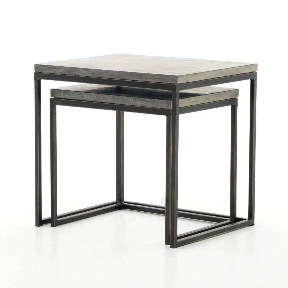 Four Hands - Harlow Nesting End Tables - Bluestone - CIMP-11L veiw 6