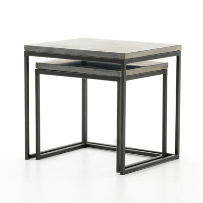 Four Hands - Harlow Nesting End Tables - Bluestone - CIMP-11L veiw 6