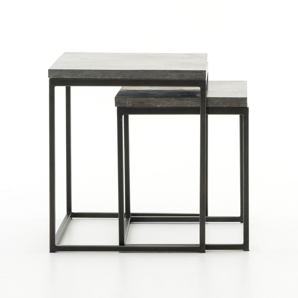 Four Hands - Harlow Nesting End Tables - Bluestone - CIMP-11L veiw 7