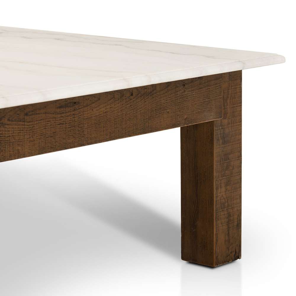 Four Hands - Hughes - Jessa Coffee Table - Waxed Bleached - 237759-002 veiw 4