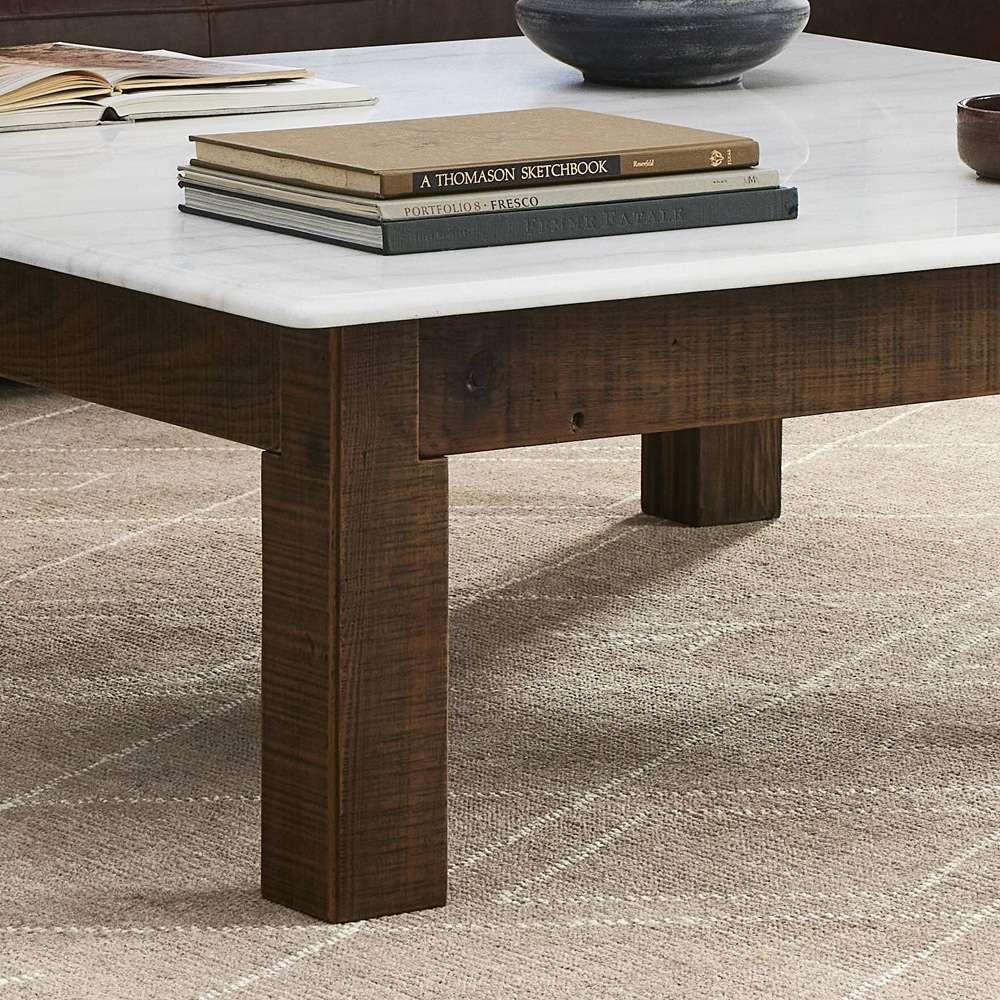Four Hands - Hughes - Jessa Coffee Table - Waxed Bleached - 237759-002 veiw 9