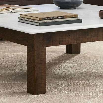 Four Hands - Hughes - Jessa Coffee Table - Waxed Bleached - 237759-002 veiw 9