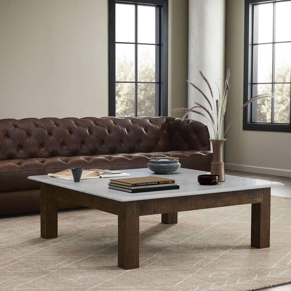 Four Hands - Hughes - Jessa Coffee Table - Waxed Bleached - 237759-002 veiw 10
